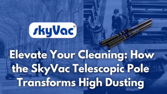 SkyVac Carbon Fiber Telescopic Vacuum Pole for Internal Cleaning