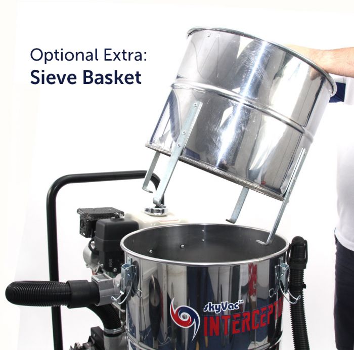 SkyVac® Sieve Basket for Interceptor or 85 (You Choose)