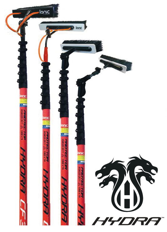 Ionic Systems Hydra™️ GRAFTER Waterfed Pole, Brush & Gooseneck (You Choose)