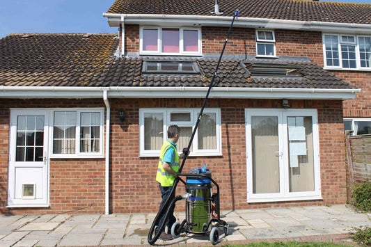 SkyVac®️ Action Photo - Gutter Cleaning Residential 2