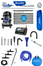 SkyVac Sonic 8 Pole Most Popular Bundle with SurveyCam