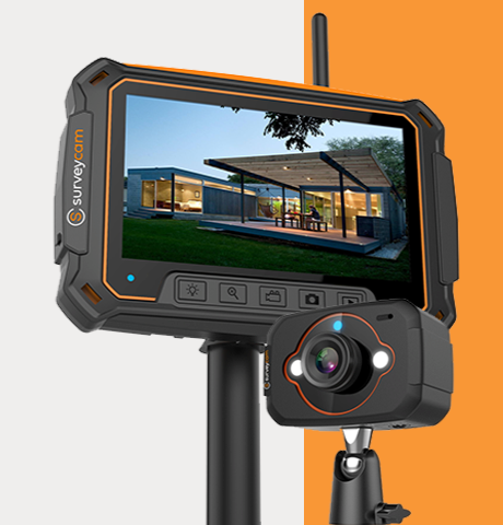 SkyVac Interceptor optional extra: SurveyCam High-Reach Inspection System