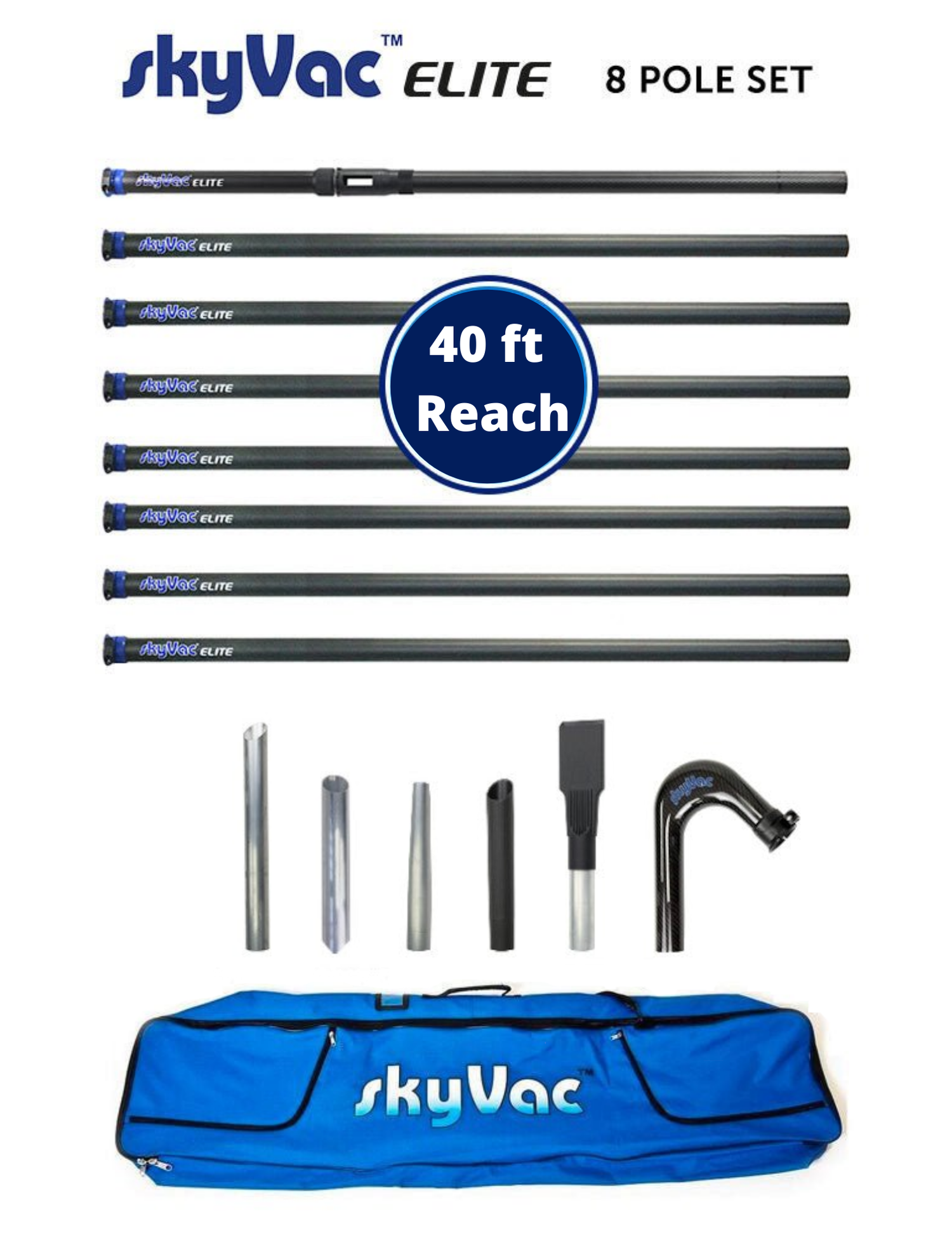 SkyVac®️ Elite Carbon Fiber Basic Set (You Choose)