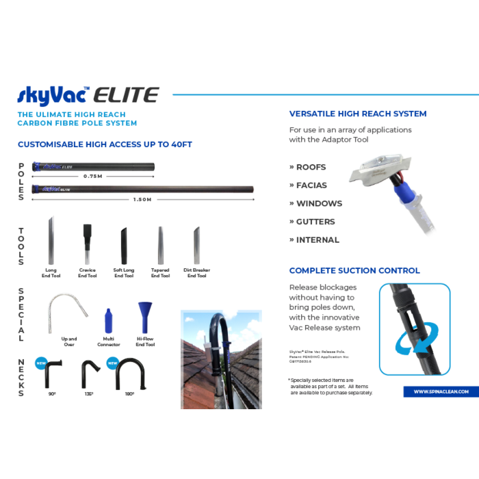 SkyVac®️ Elite Half Pole