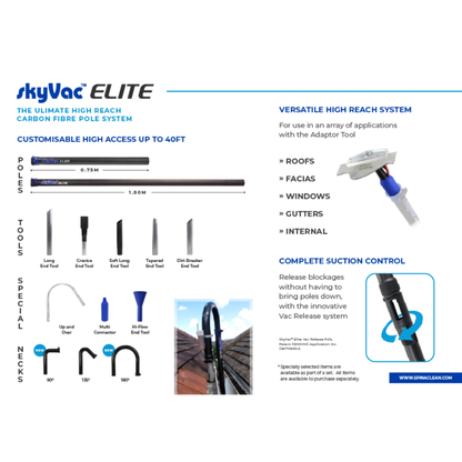 SkyVac®️ Elite Half Pole