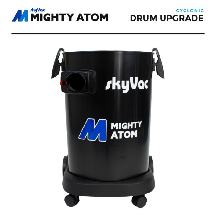 Actualización del puerto de entrada lateral del tambor ciclónico SkyVac®️ Mighty Atom