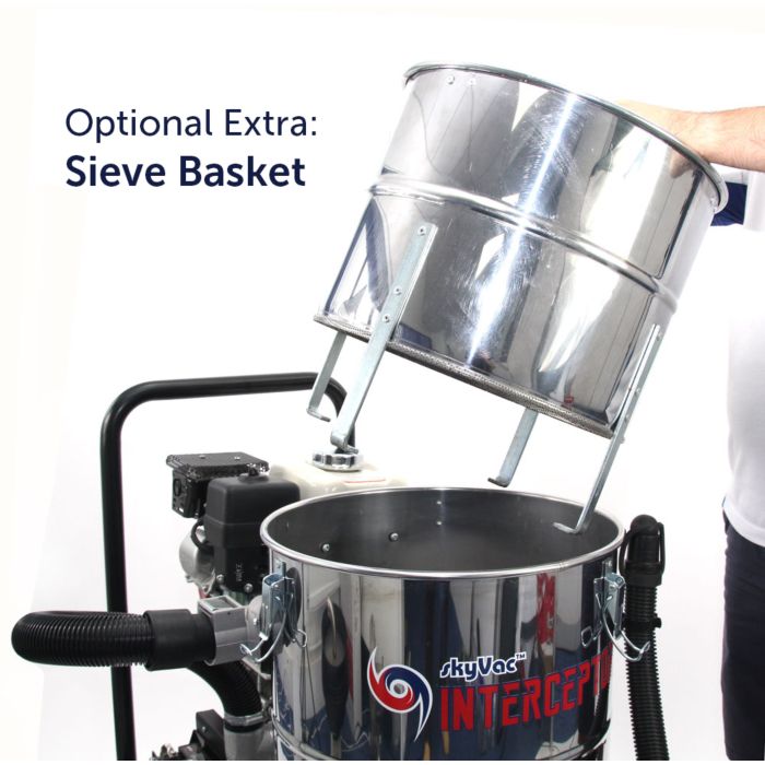 SkyVac Interceptor optional extra: Sieve Basket